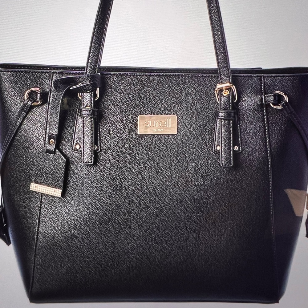 Surreal Accessories Vegan Leather Shopper Tote